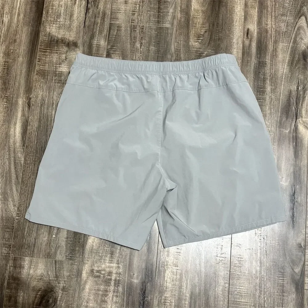 The North Face Men's Gray‎ Chino Shorts 2XL Elastic Waist Summer Casual
